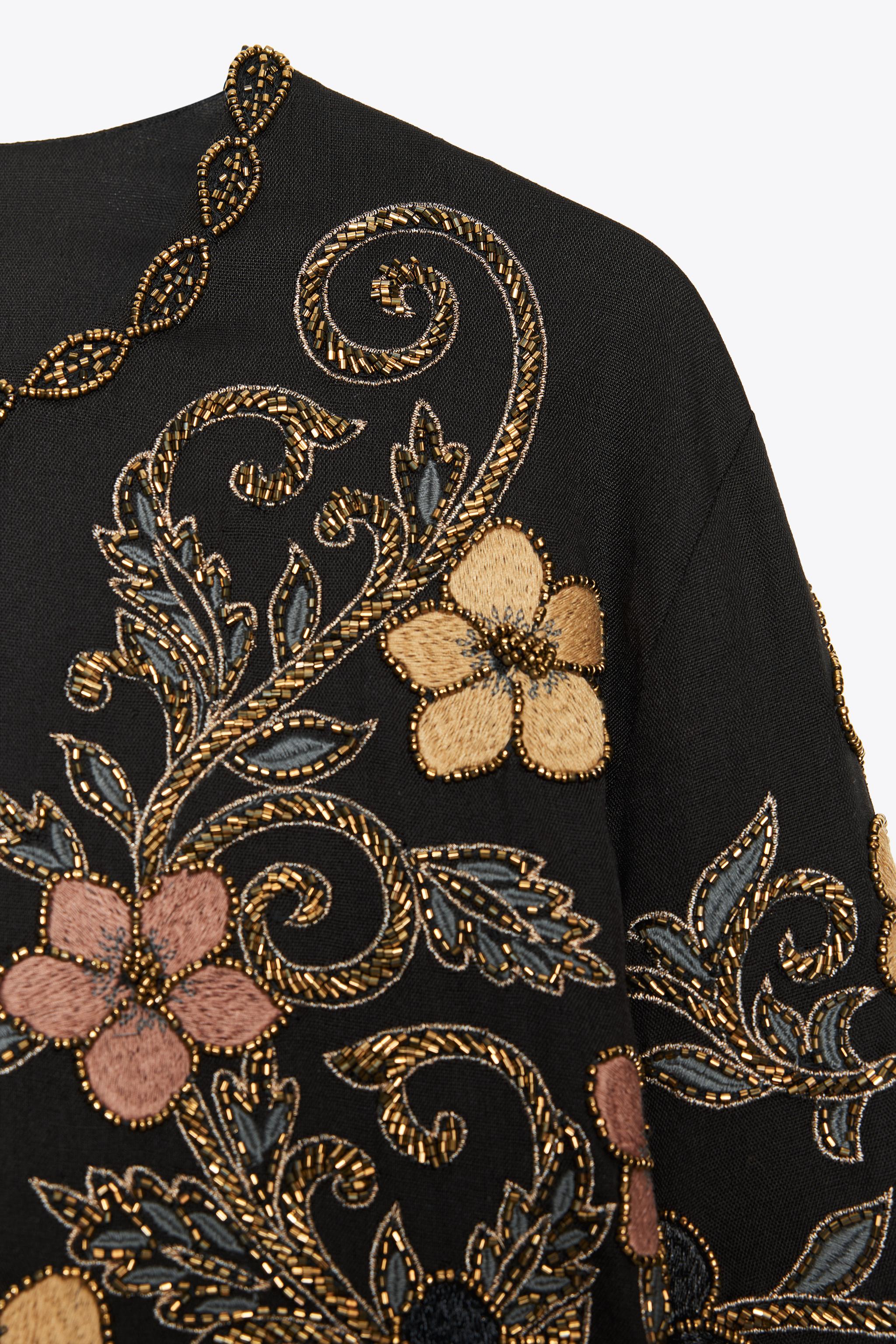 ZW COLLECTION FLORAL EMBROIDERY JACKET